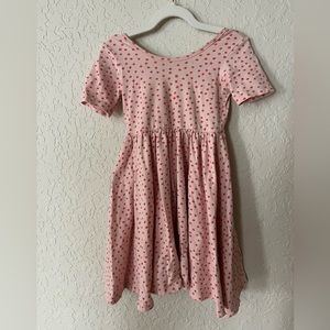 Alice + Ames pink polka dot dress